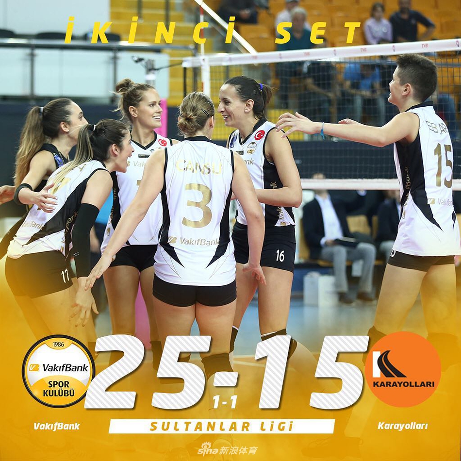 朱婷休战瓦基弗3-2逆袭升班马