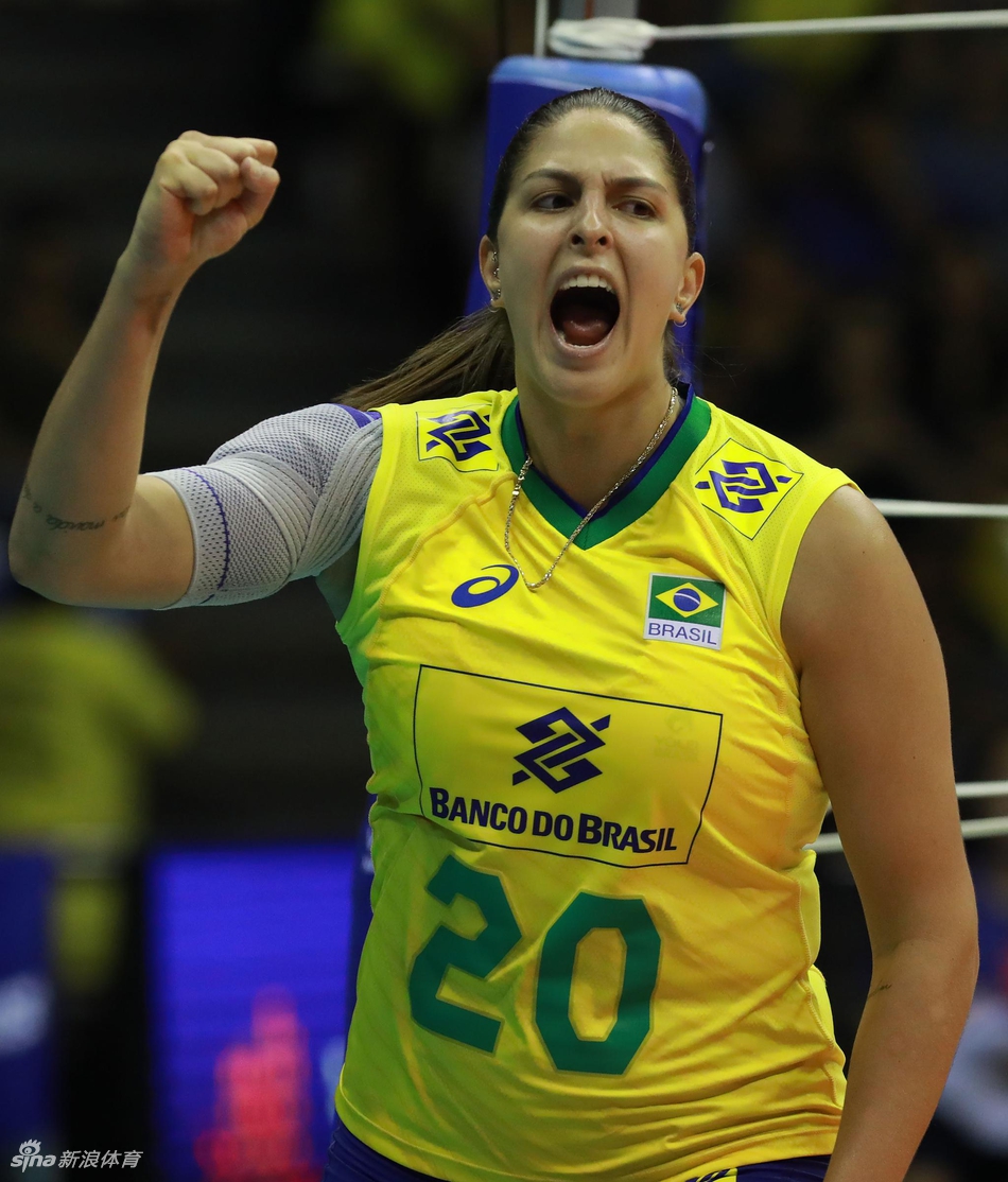 2019世界女排联赛中国0-3巴西