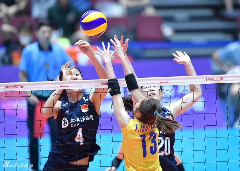 亚锦赛中国女排1-3泰国无缘决赛
