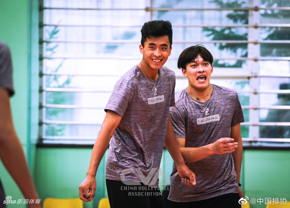 中国男排超级联赛球员训练图集