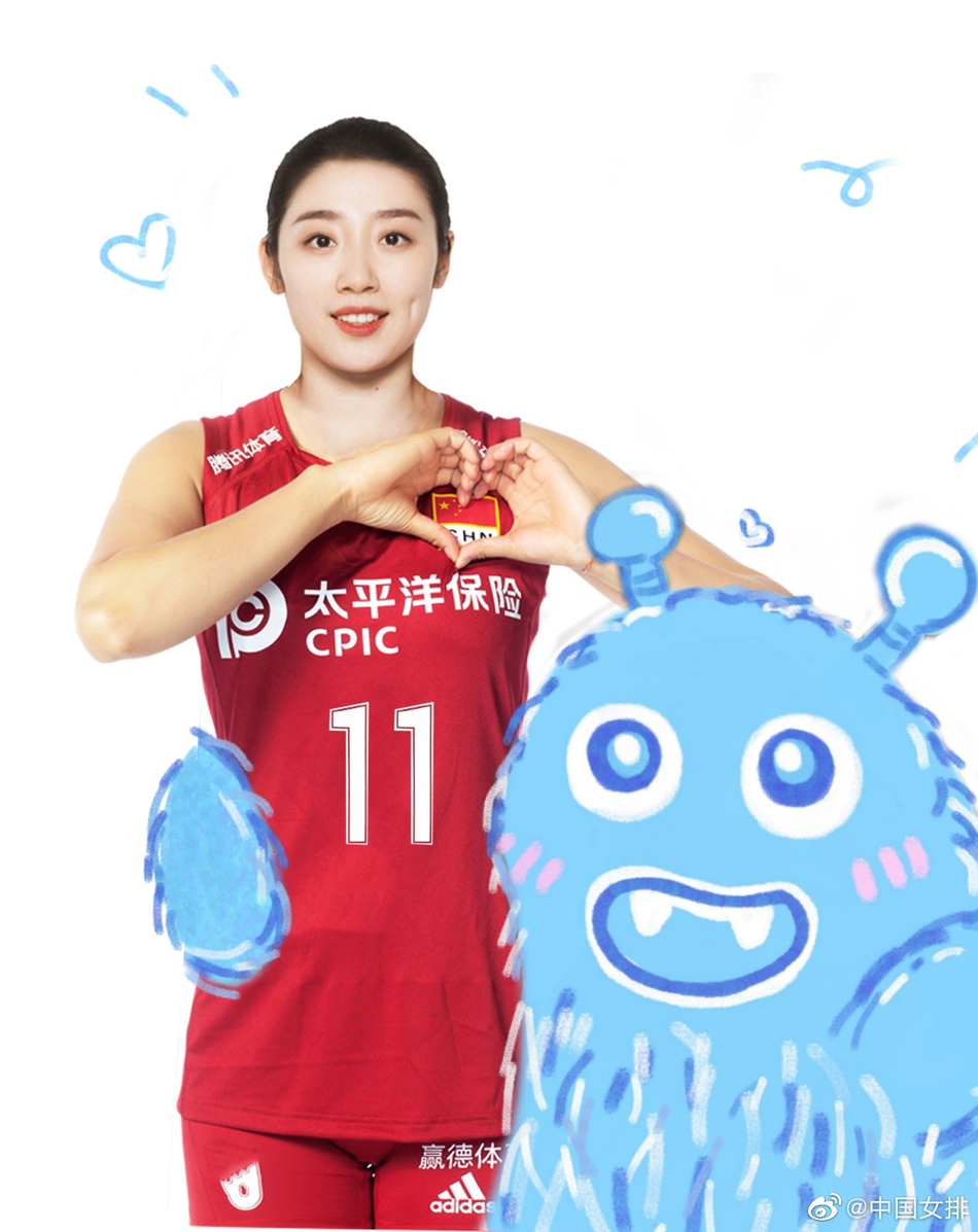 当中国女排遇上网红小怪兽