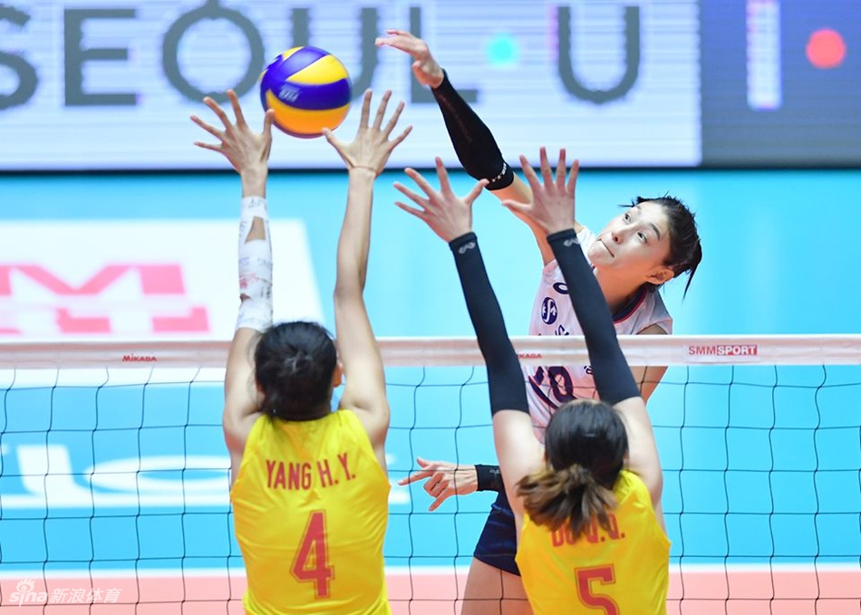 亚锦赛中国女排0-3韩国无缘奖牌
