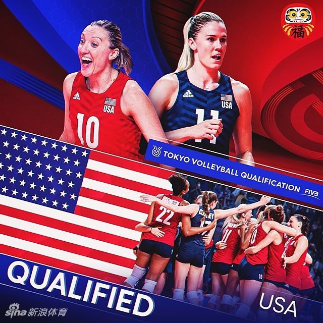 东京奥运会女排12强宣传海报