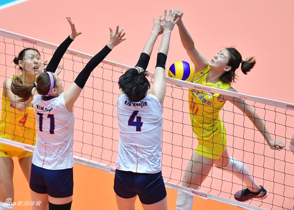 亚锦赛中国女排0-3韩国无缘奖牌