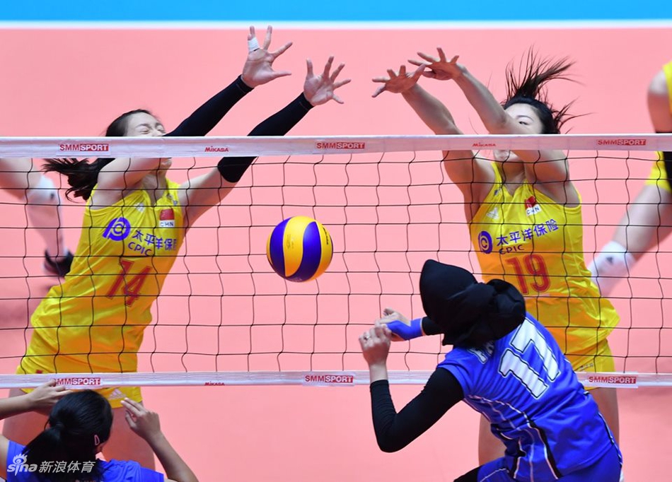 亚锦赛中国女排3-0印尼进八强