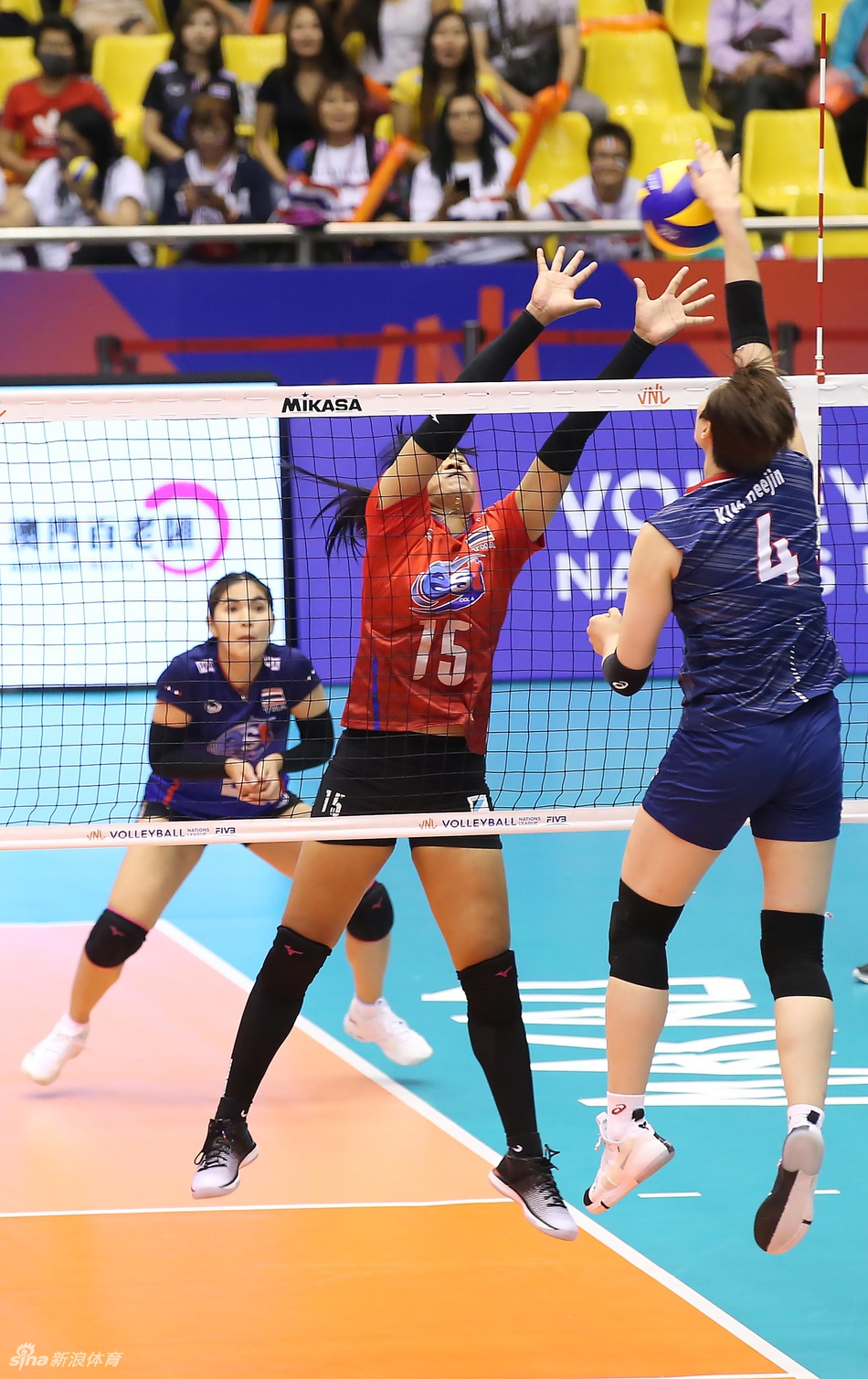 世界女排联赛泰国女排3-1韩国
