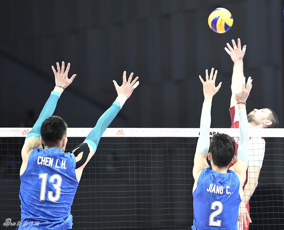 世界男排联赛中国0-3波兰