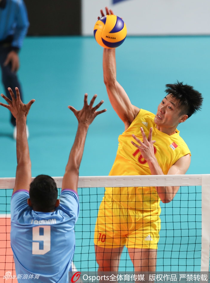 亚运会男排:中国3-1斯里兰卡