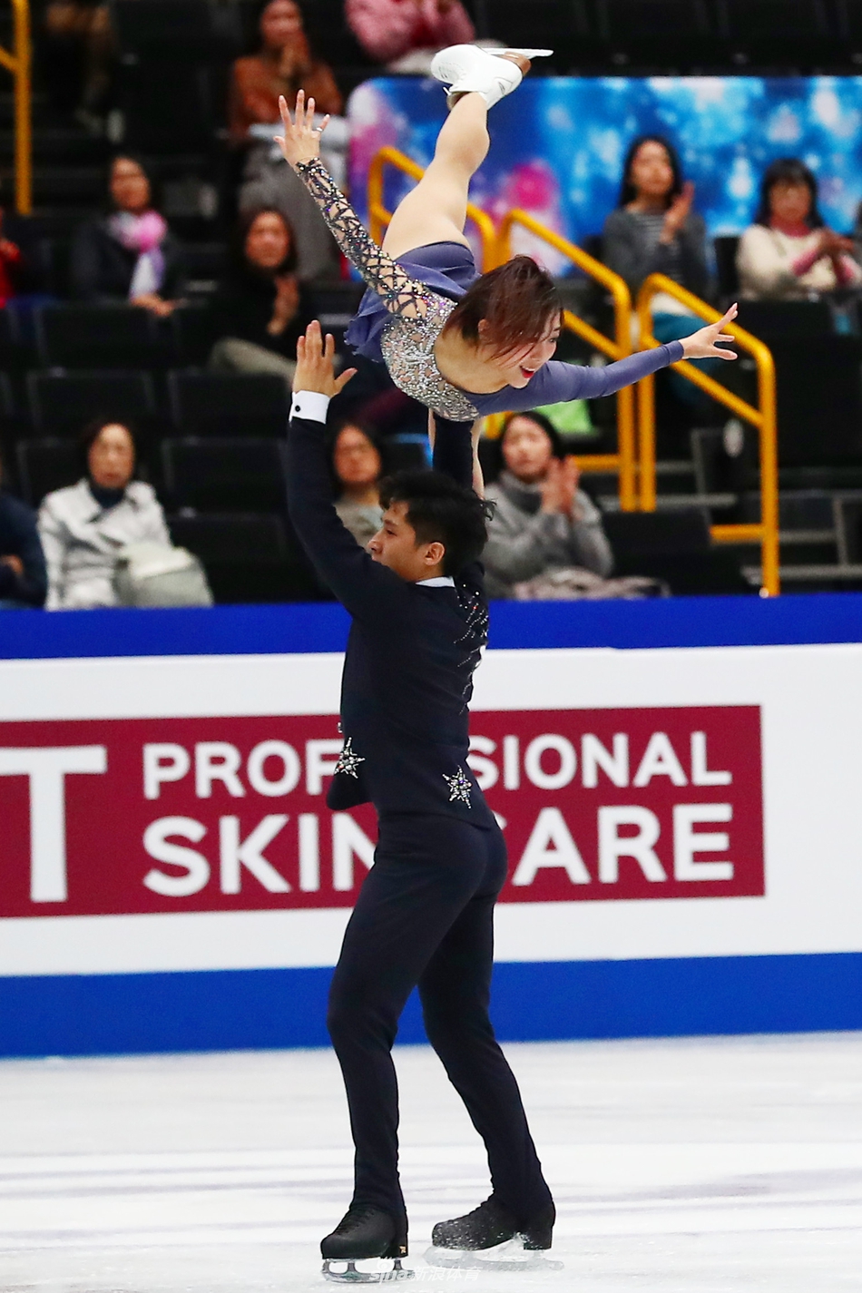 新浪直击花滑世锦赛隋文静/韩聪出战