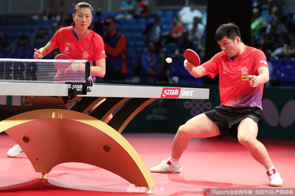 世乒赛丁宁/樊振东进混双正赛