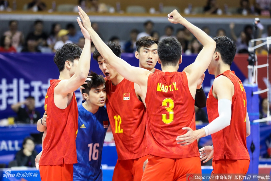 世界男排联赛中国3-0保加利亚