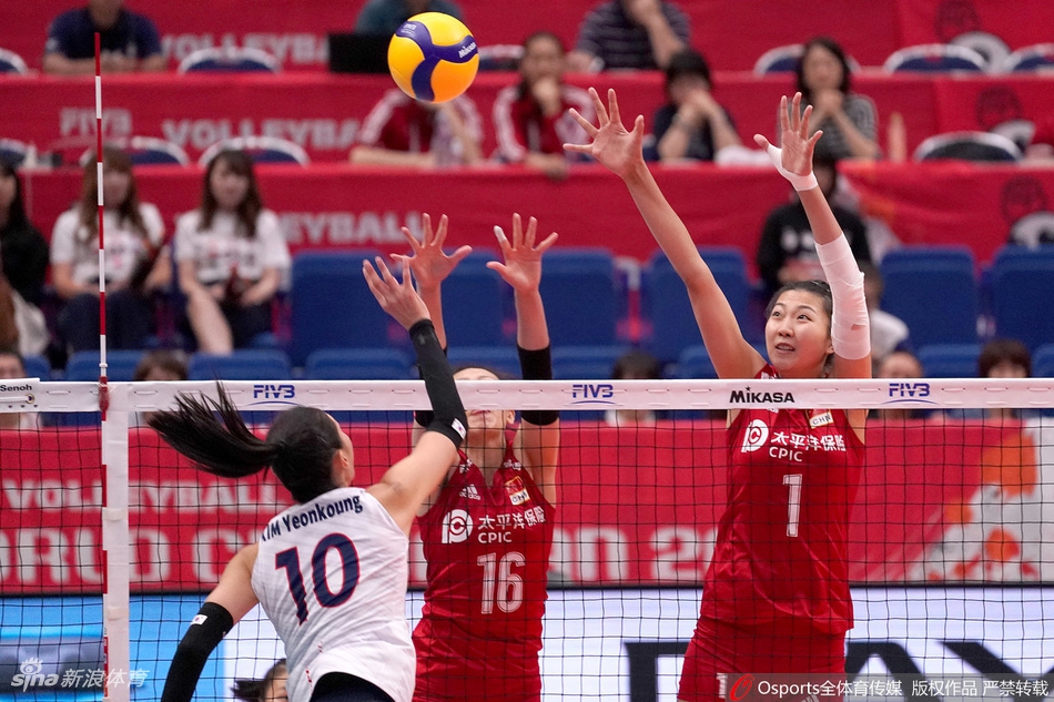 开门红！世界杯中国女排3-0韩国