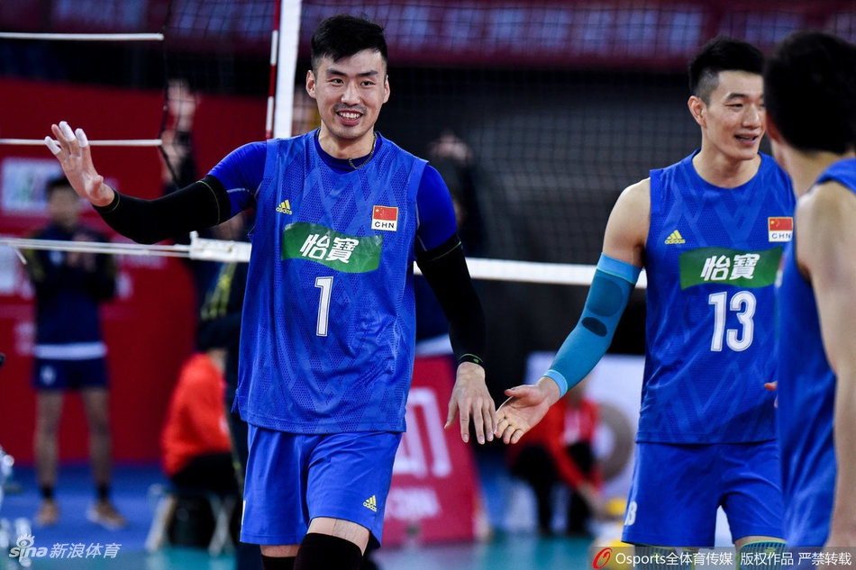 奥运资格赛中国男排3-2中国台北