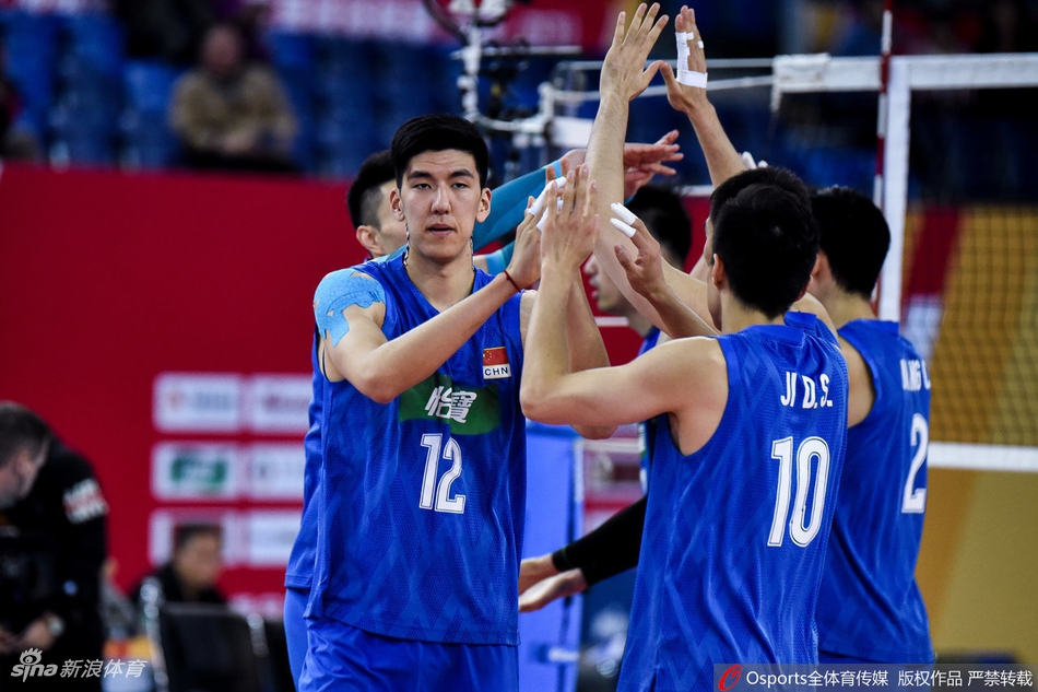 奥运资格赛中国男排3-2中国台北