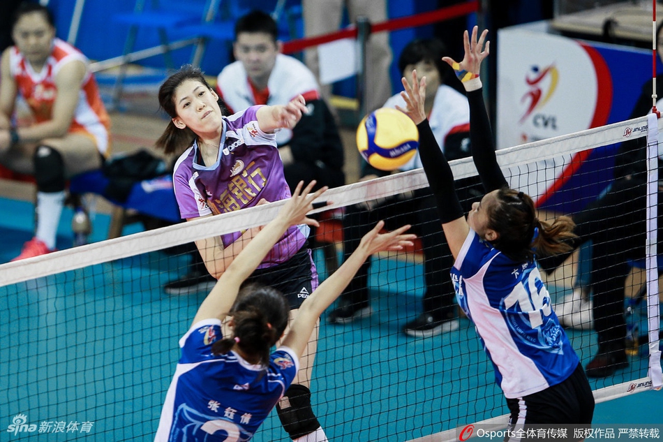 女排决赛第二回合上海0-3天津