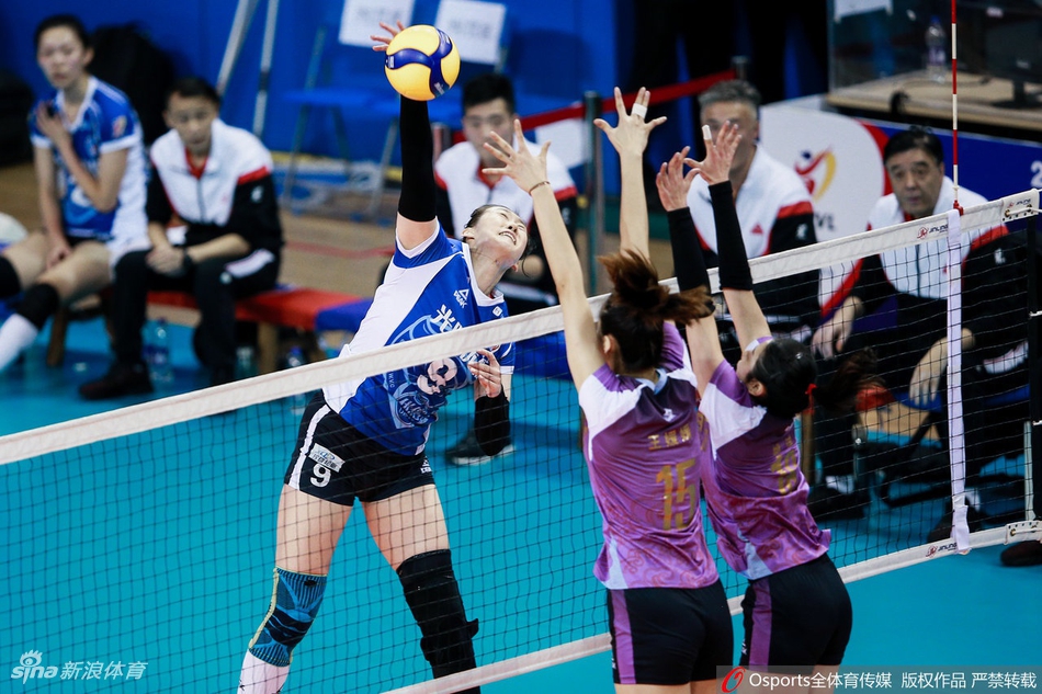 女排决赛第二回合上海0-3天津