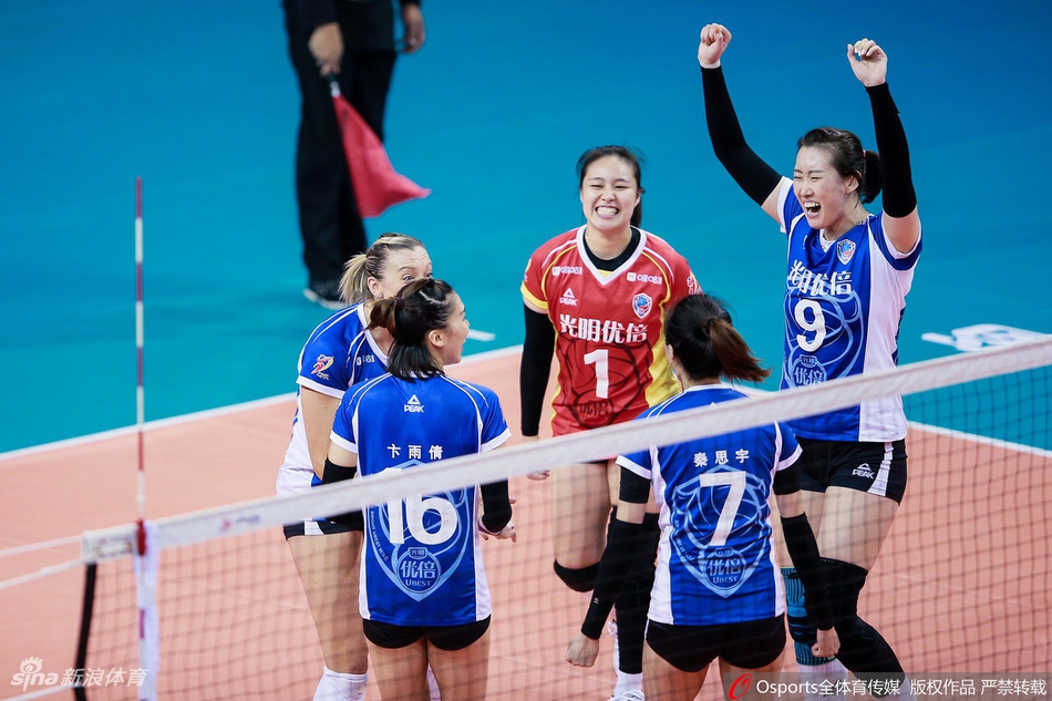 女排决赛第二回合上海0-3天津