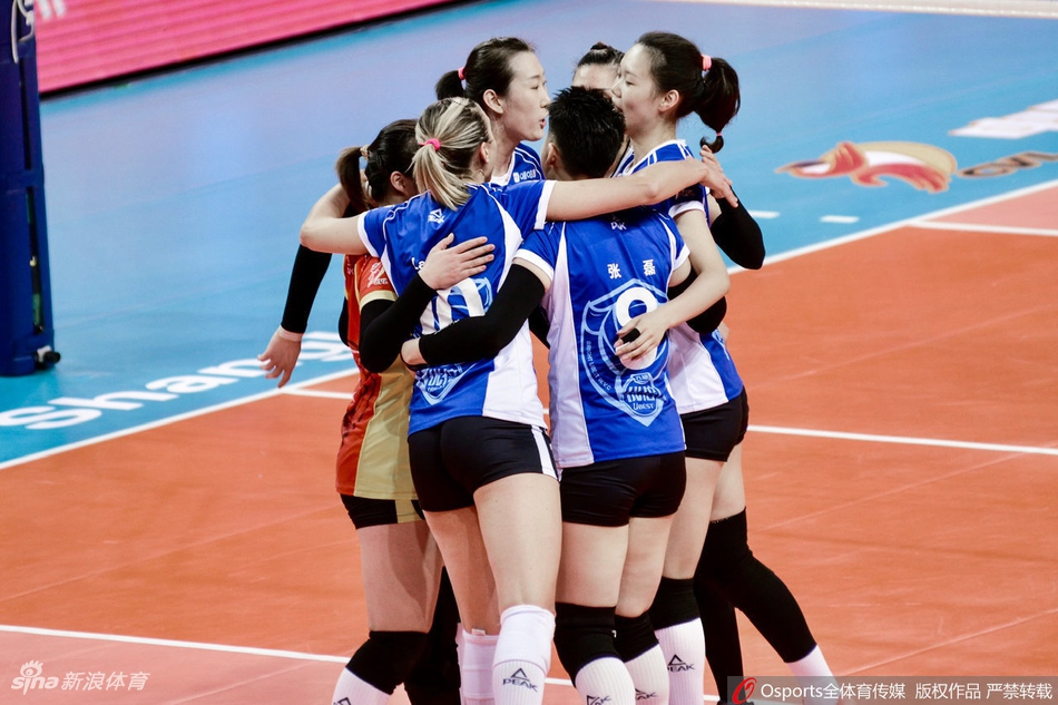 女排决赛第二回合上海0-3天津