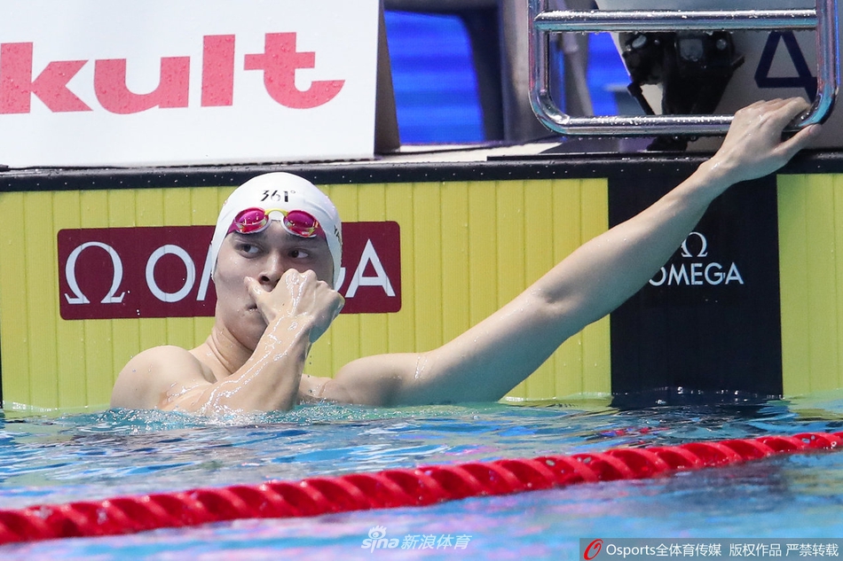 世锦赛男子200自孙杨半决赛第二