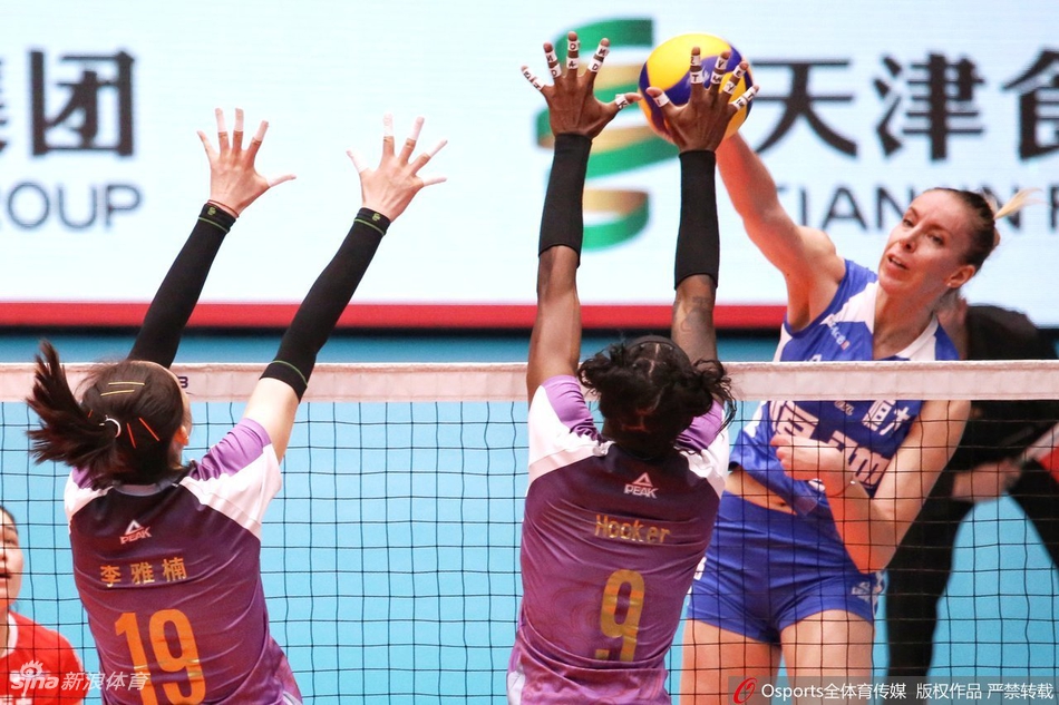 排超联赛天津女排3-0广东女排