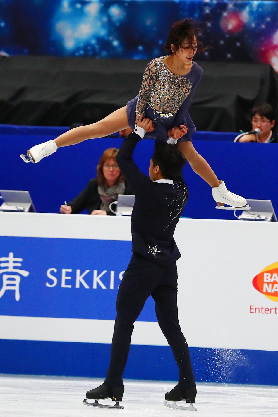 新浪直击花滑世锦赛隋文静/韩聪出战