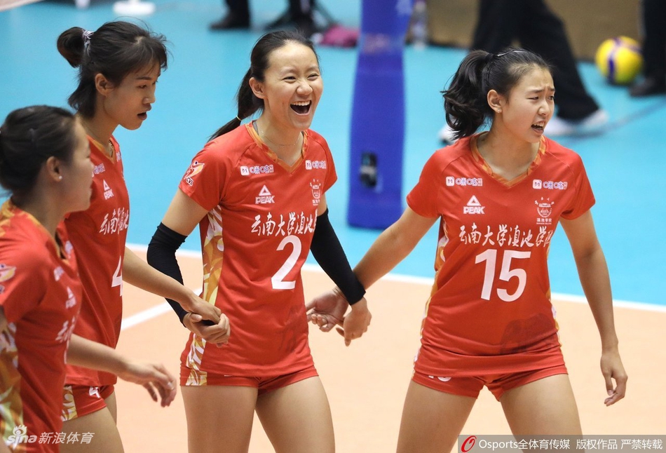 排超联赛辽宁女排3-1逆转云南