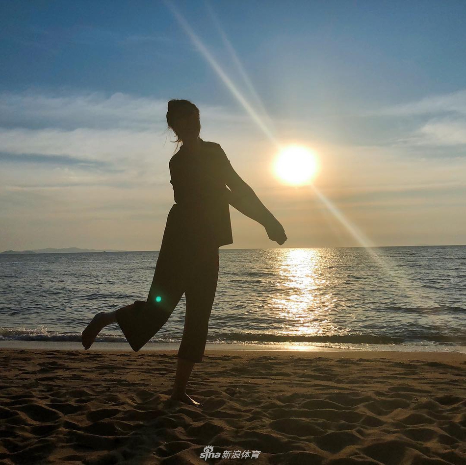 元气少女惠若琪浪漫度假晒美照