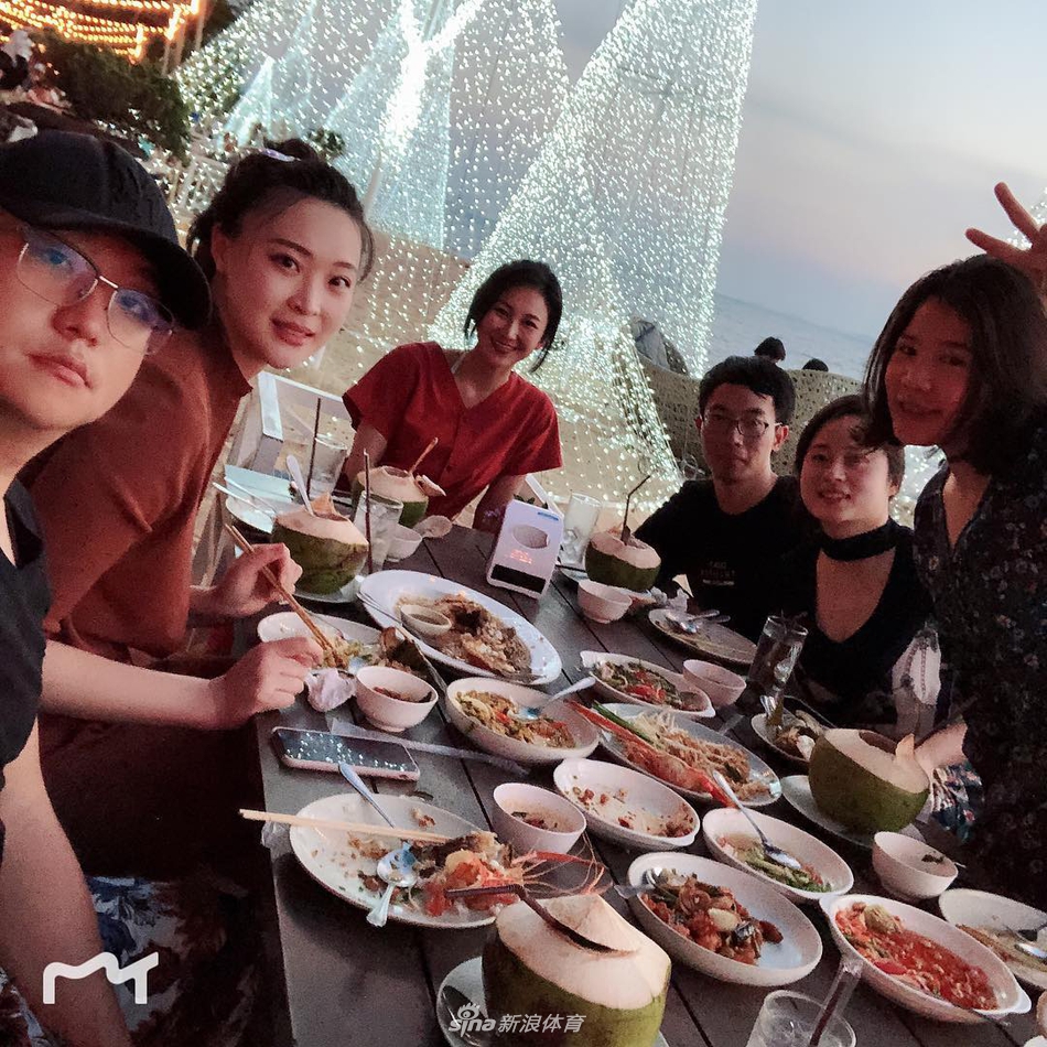 元气少女惠若琪浪漫度假晒美照