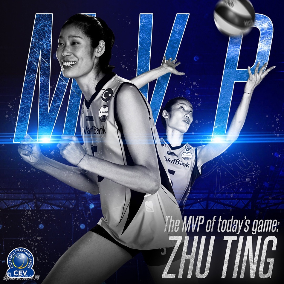 女排欧冠朱婷荣膺单场MVP
