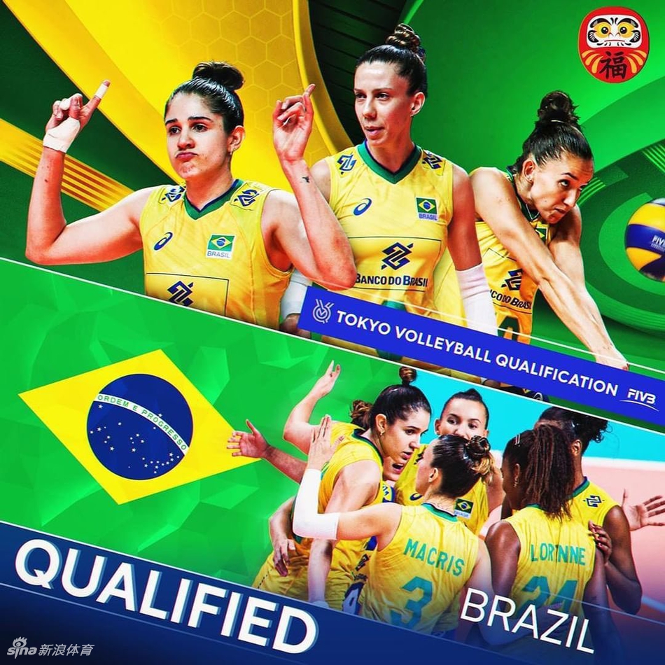 东京奥运会女排12强宣传海报