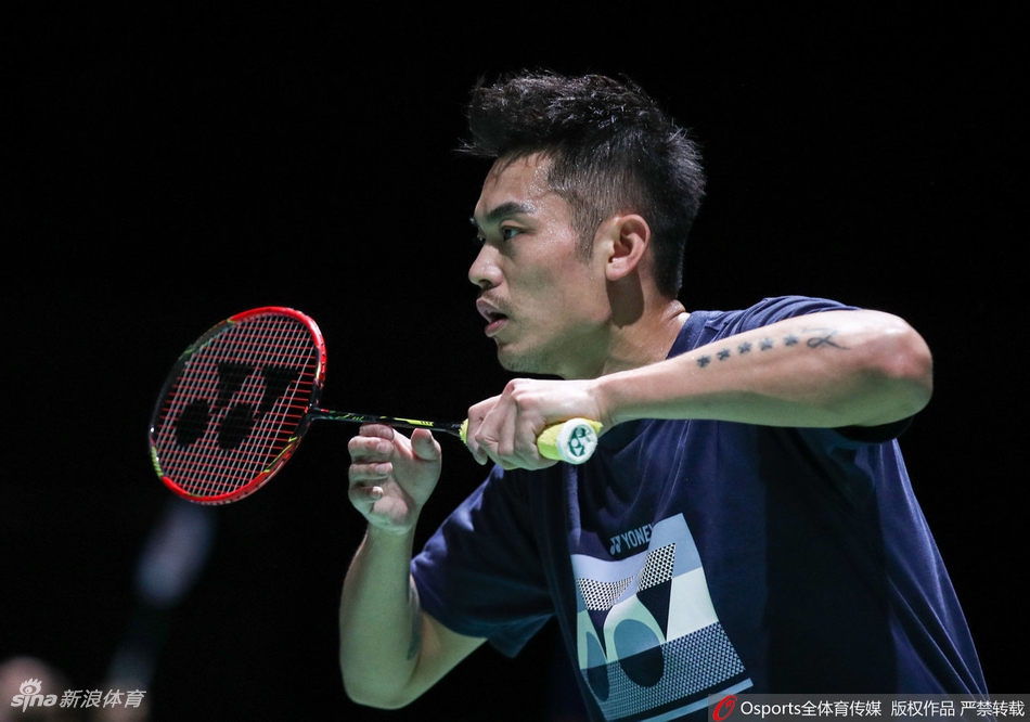 羽毛球世锦赛林丹赛前训练