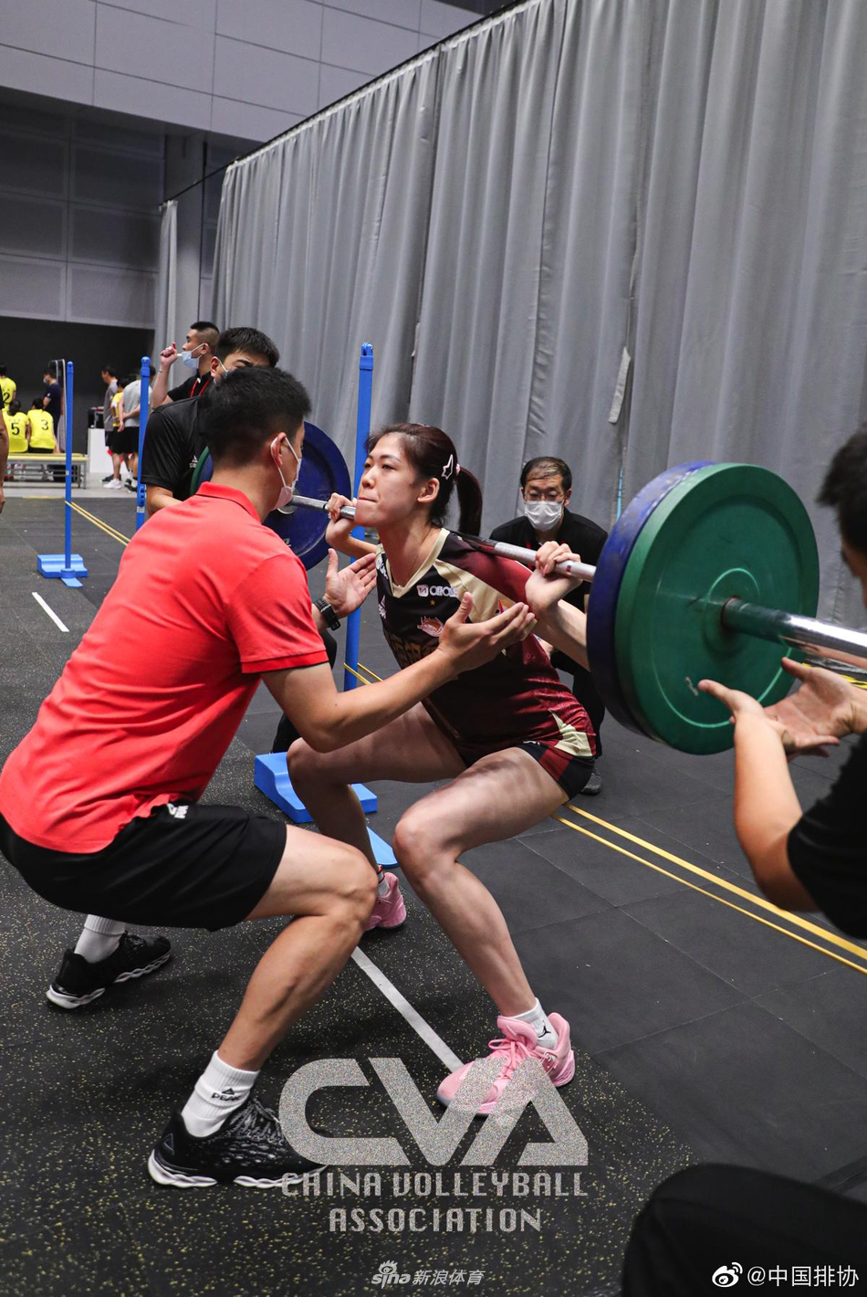 2020年女排全锦赛体能测试日