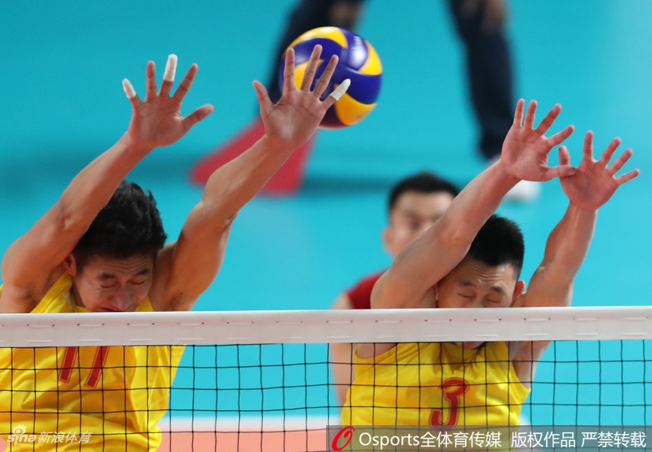 亚运会男排:中国3-1斯里兰卡