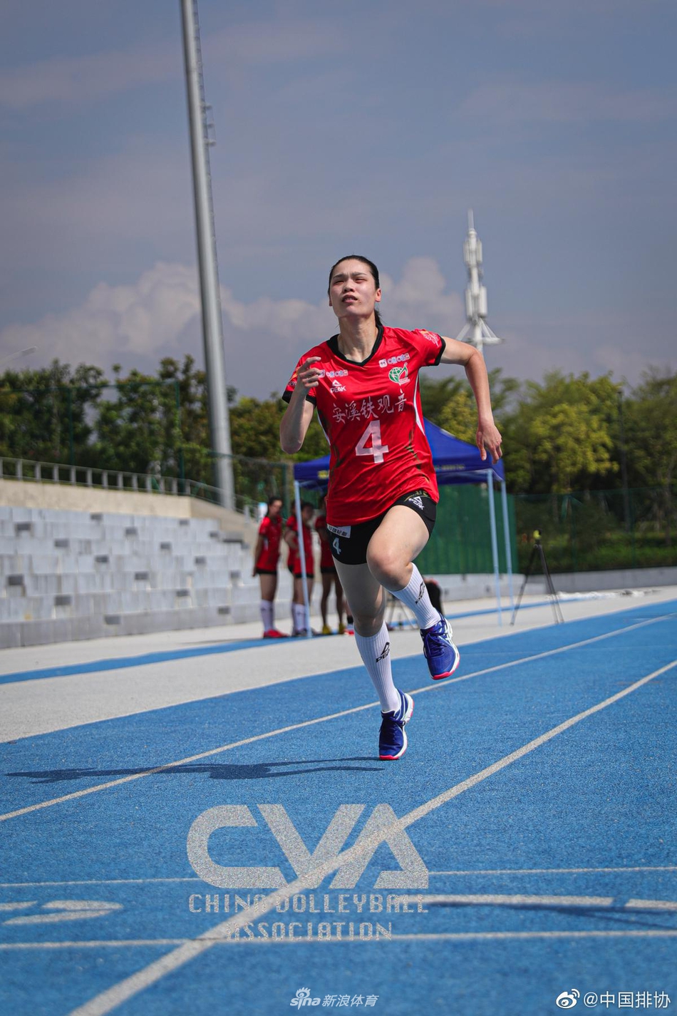 2020年女排全锦赛体能测试日