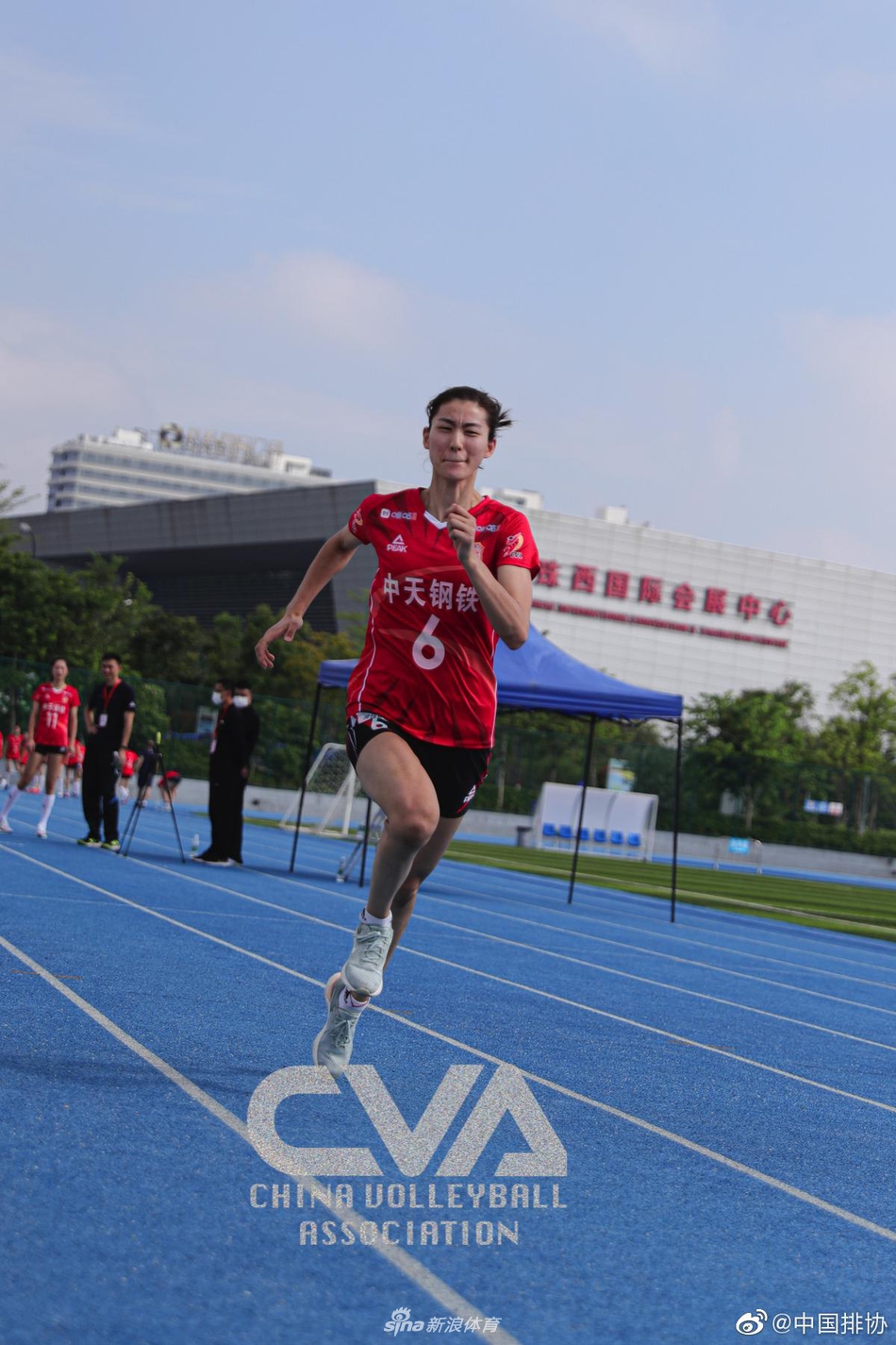 2020年女排全锦赛体能测试日