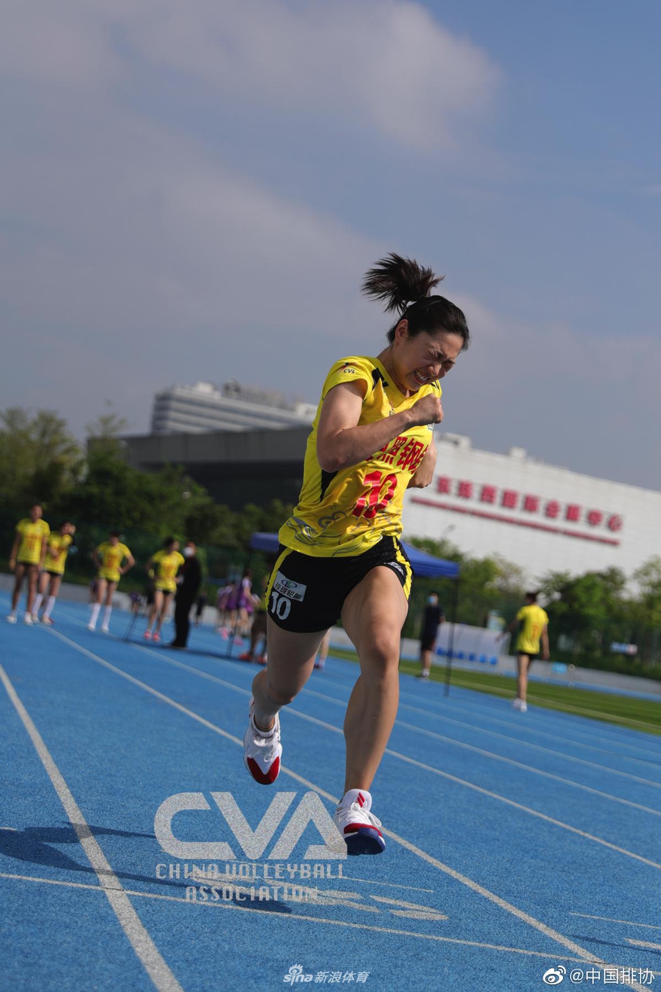 2020年女排全锦赛体能测试日