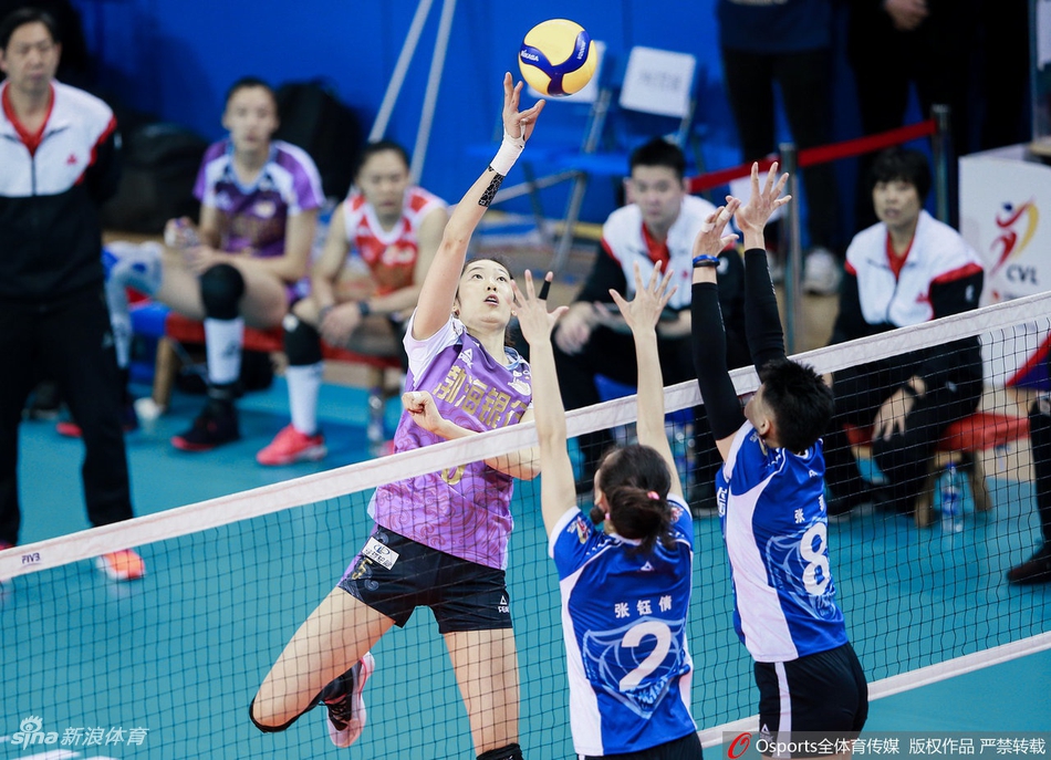 女排决赛第二回合上海0-3天津