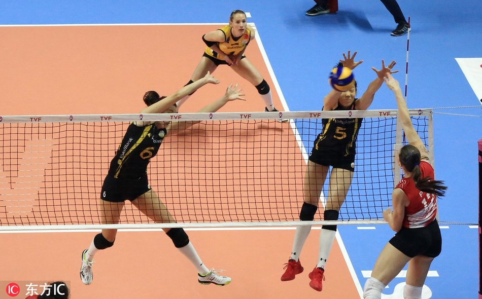 朱婷15分瓦基弗银行3-0土航