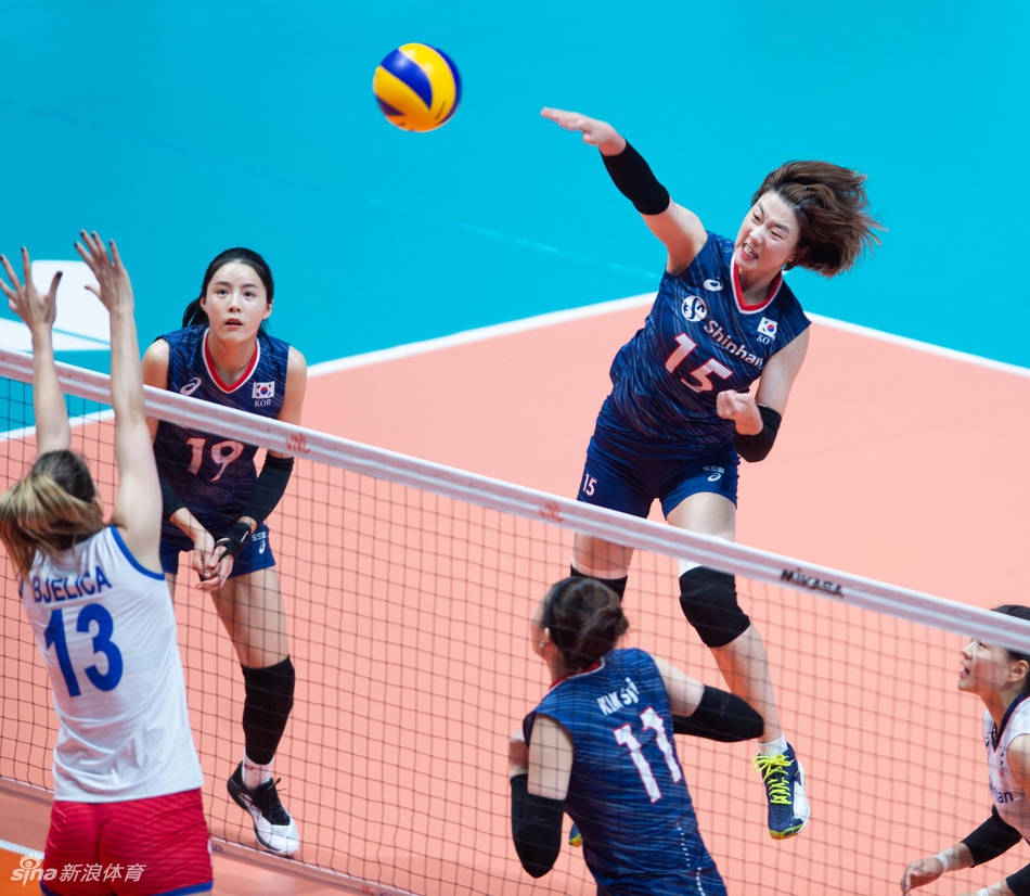 世界女排联赛塞尔维亚3-1韩国