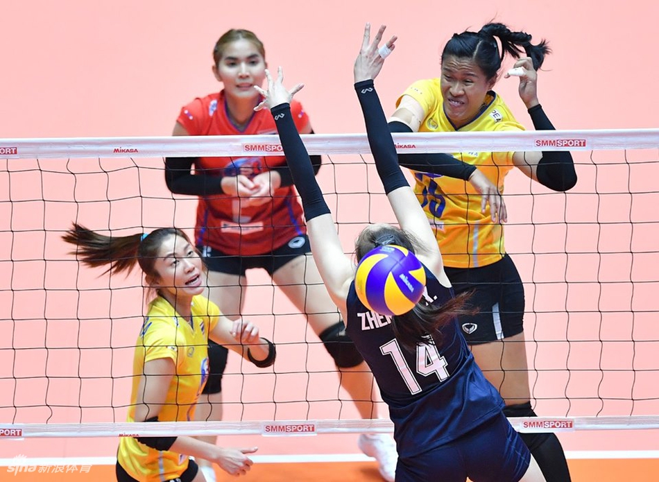 亚锦赛中国女排1-3泰国无缘决赛