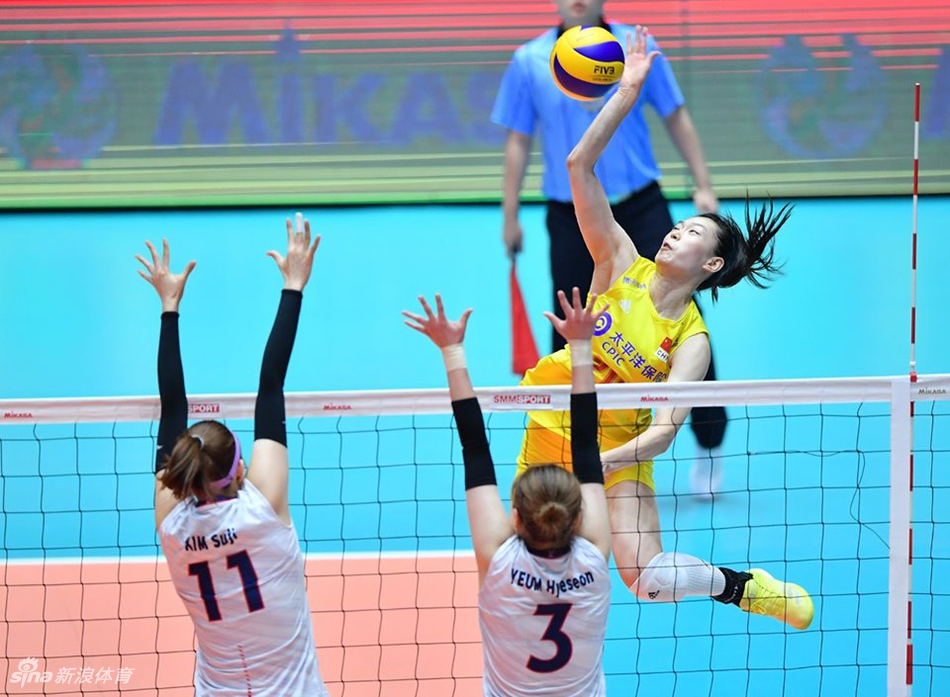 亚锦赛中国女排0-3韩国无缘奖牌