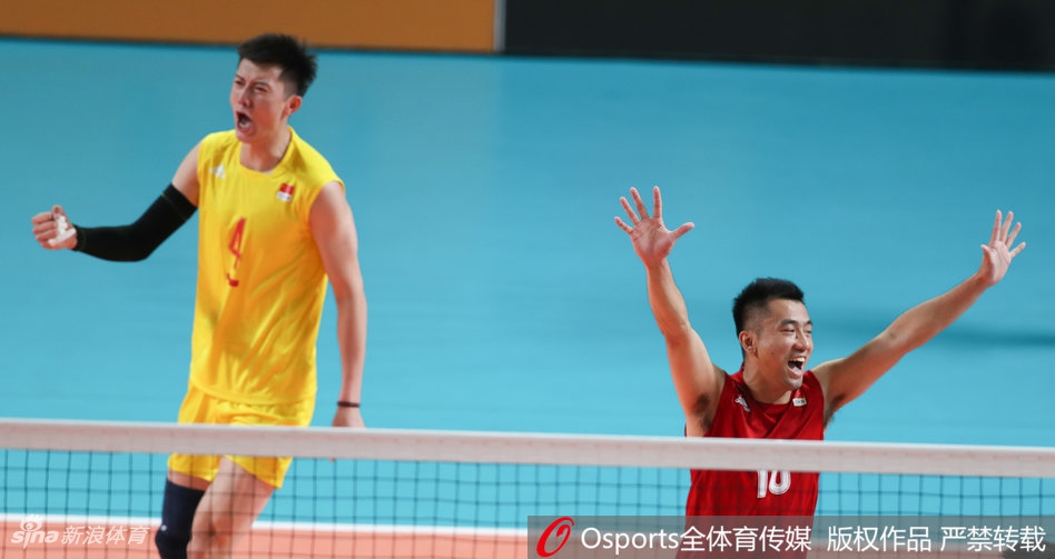 亚运会男排:中国3-1斯里兰卡