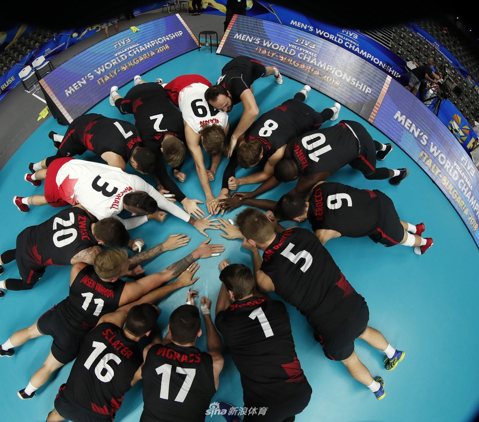 世锦赛中国男排1-3加拿大