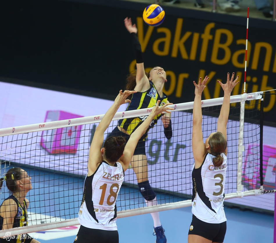 朱婷17分瓦基弗3-0费内巴切