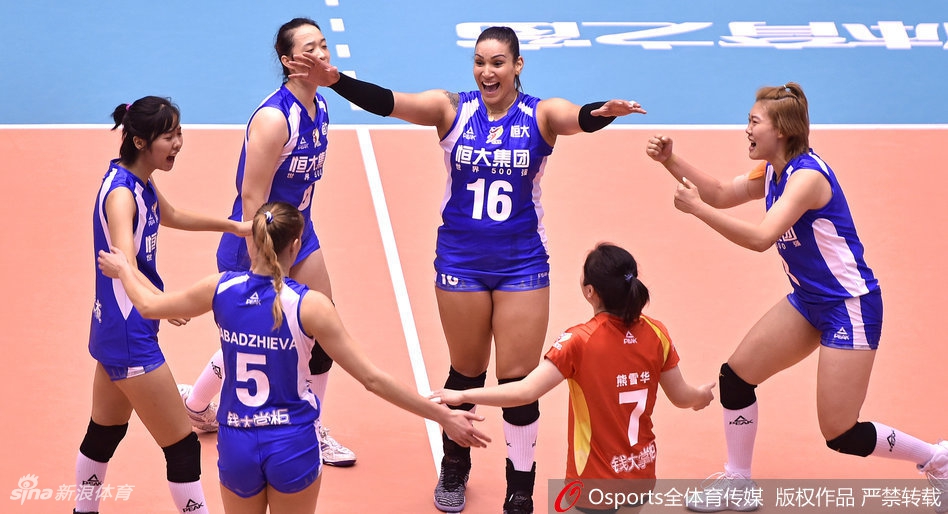 排超精英赛八一女排3:1广东女排