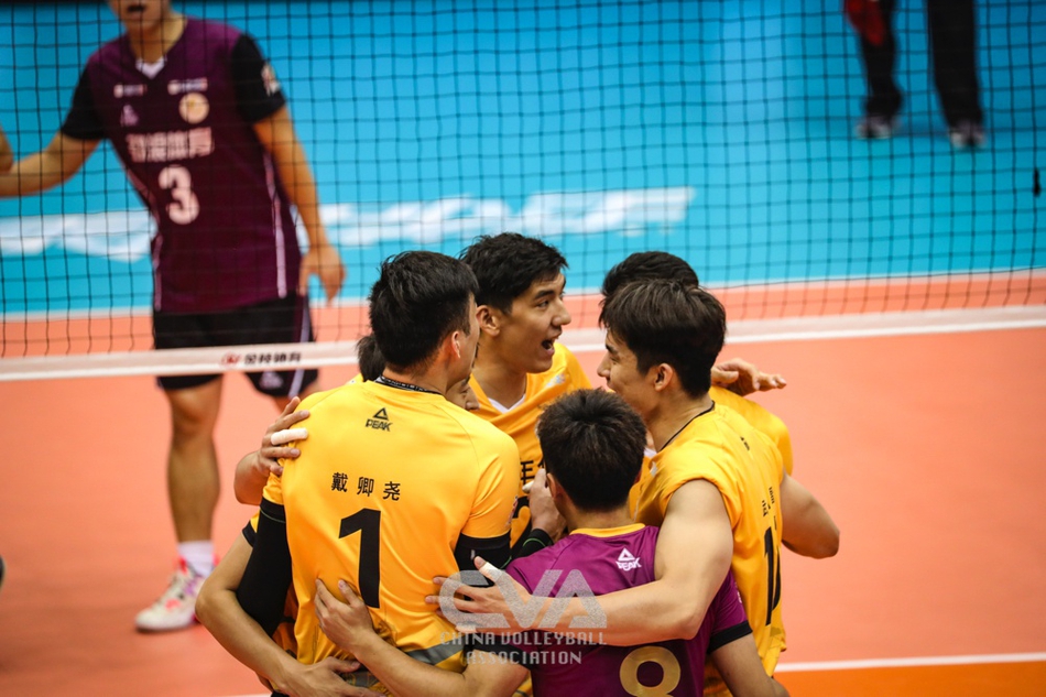 上海男排3-1四川夺复赛开门红