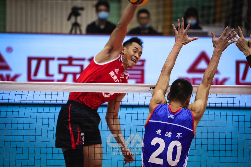 河南男排苦战五局3-2力克江苏