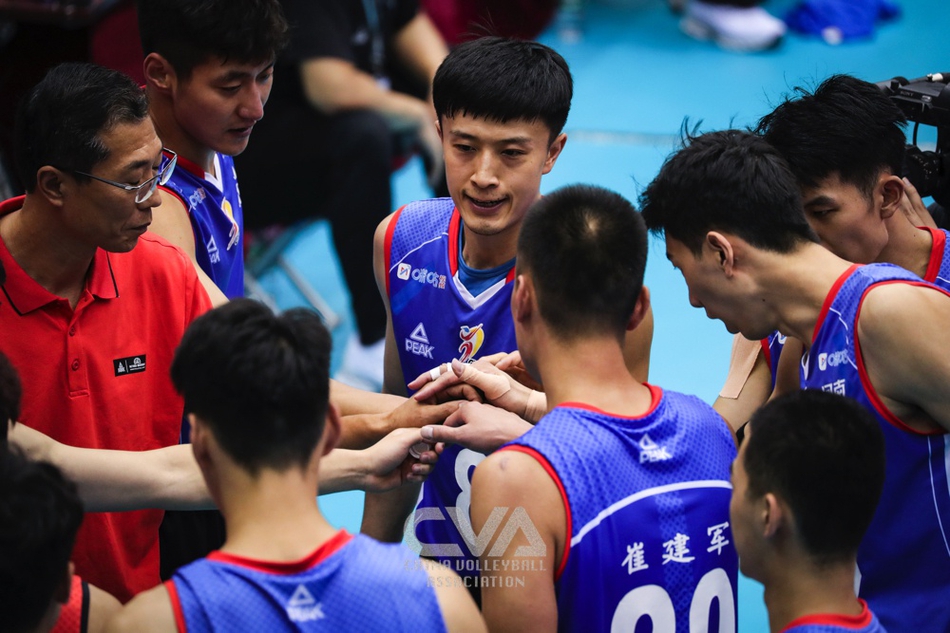 河南男排苦战五局3-2力克江苏