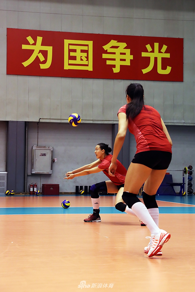 2019中国女排第一期训练图集