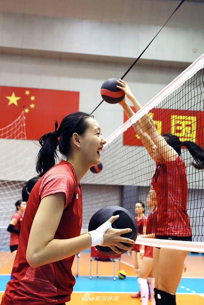 2019中国女排第一期训练图集